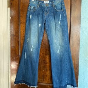 One x OneTeaspoon Westenders Low Waist Short Rise Wide Leg Jeans NEW Free People